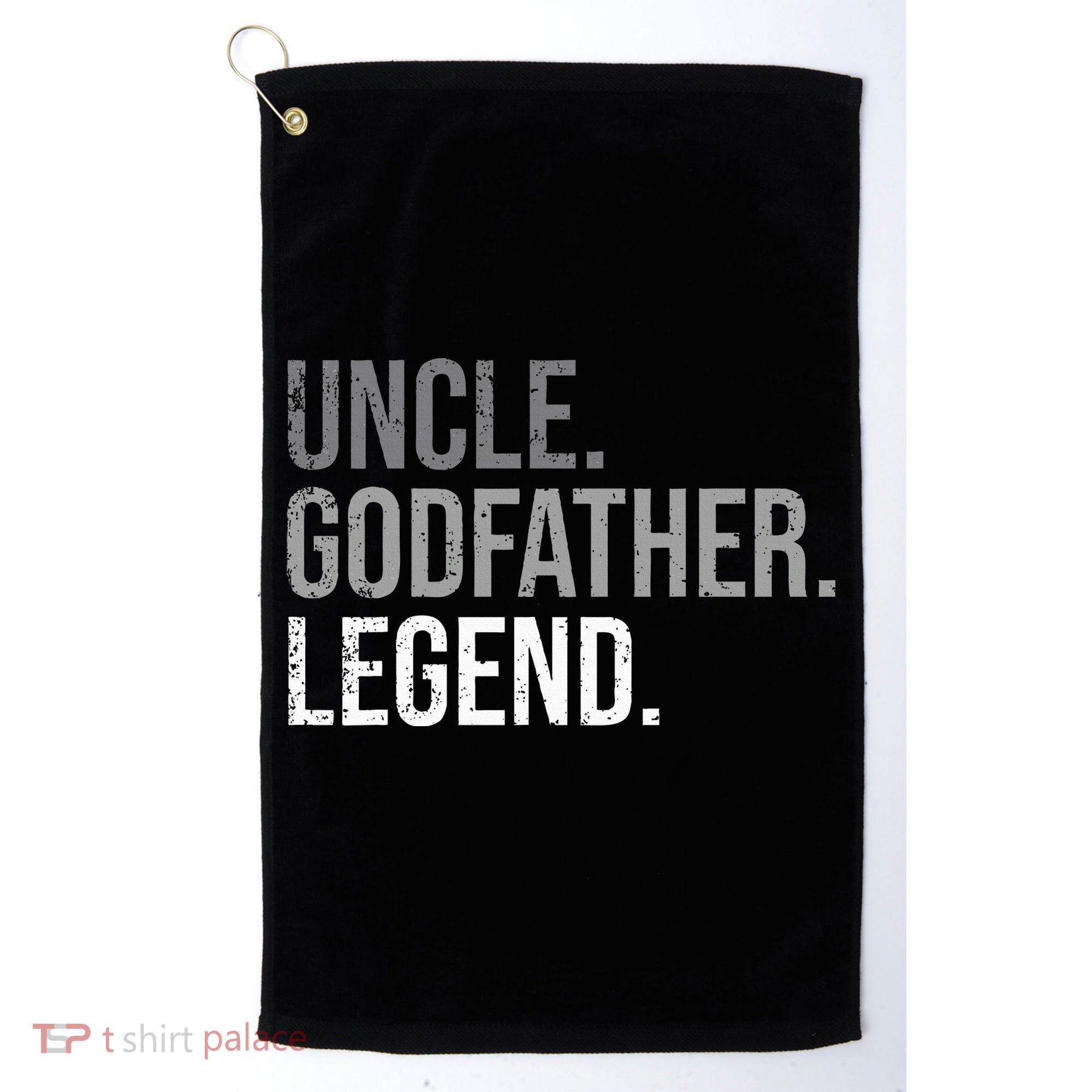 retro Uncle Godfather Legend Best Godfather Golf Towel