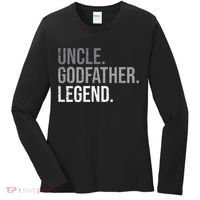 retro Uncle Godfather Legend Best Godfather Women's Long Sleeve Shirt thumb 0