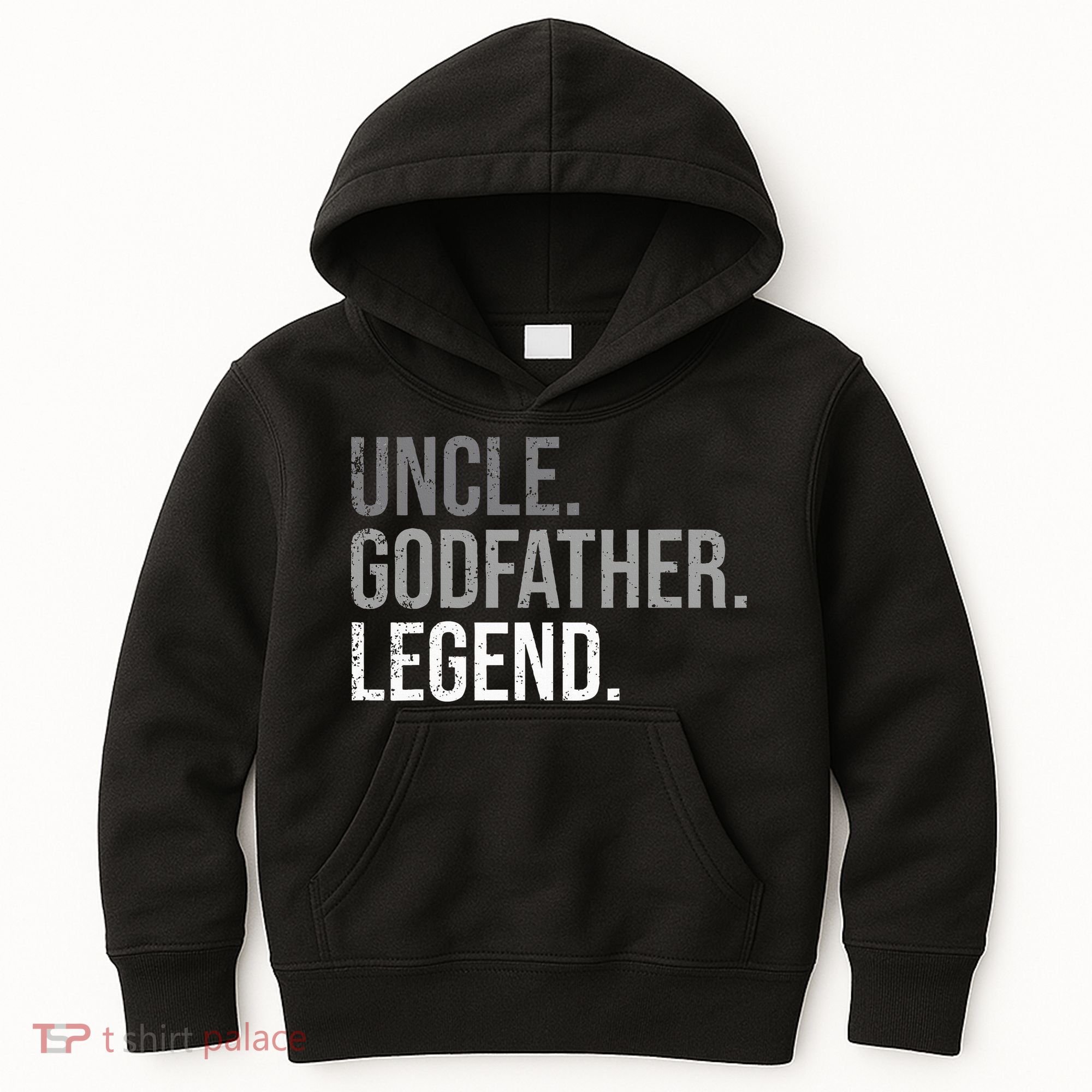 retro Uncle Godfather Legend Best Godfather Kids Hoodie