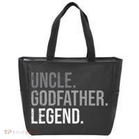 retro Uncle Godfather Legend Best Godfather Tote Bag thumb 0