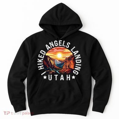 Retro Utah I Hiked Angels Landing Hoodie