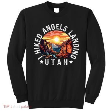Retro Utah I Hiked Angels Landing Sweatshirt