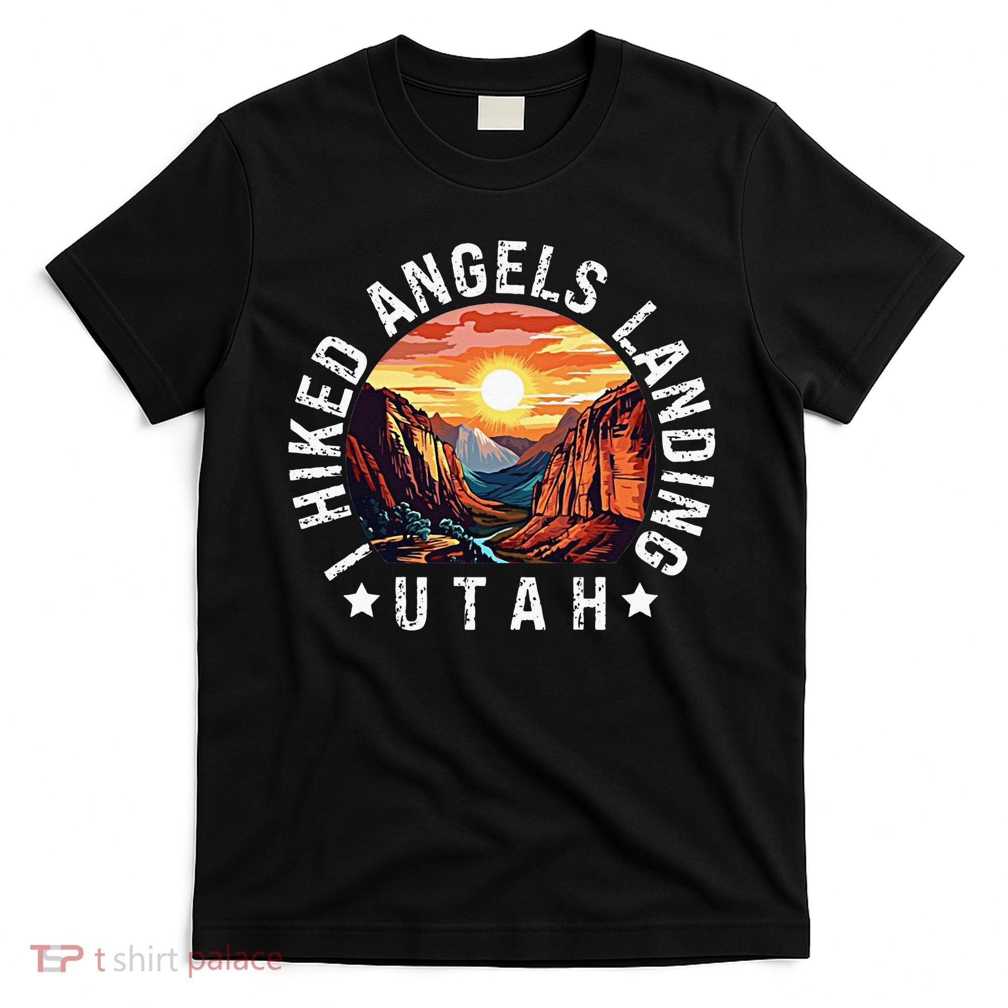 Retro Utah I Hiked Angels Landing T-Shirt