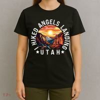 Retro Utah I Hiked Angels Landing T-Shirt thumb 4
