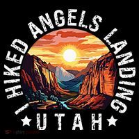 Retro Utah I Hiked Angels Landing Women's Hoodie thumb 2