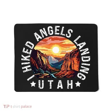 Retro Utah I Hiked Angels Landing Mousepad