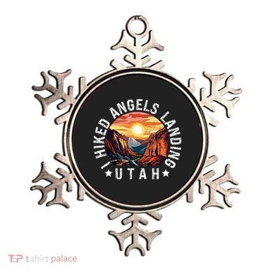 Retro Utah I Hiked Angels Landing Ornament