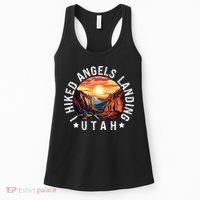 Retro Utah I Hiked Angels Landing Women's Tank Top thumb 0
