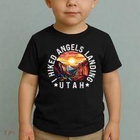 Retro Utah I Hiked Angels Landing Toddler T-Shirt thumb 2