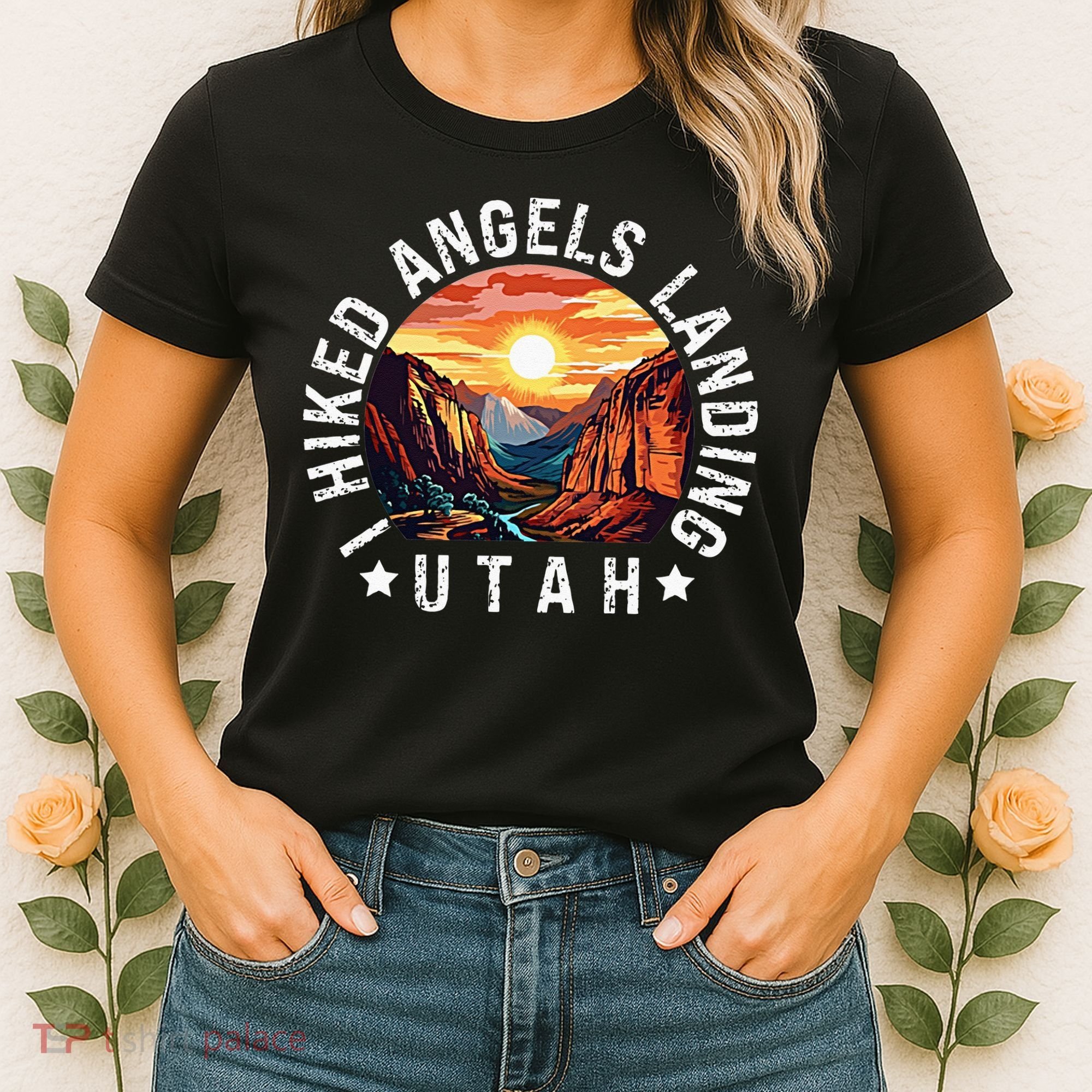 Retro Utah I Hiked Angels Landing Women's T-Shirt