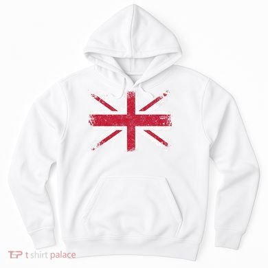 Retro Union Jack Vintage British Flag Great Britain UK Hoodie
