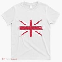 Retro Union Jack Vintage British Flag Great Britain UK T-Shirt thumb 0