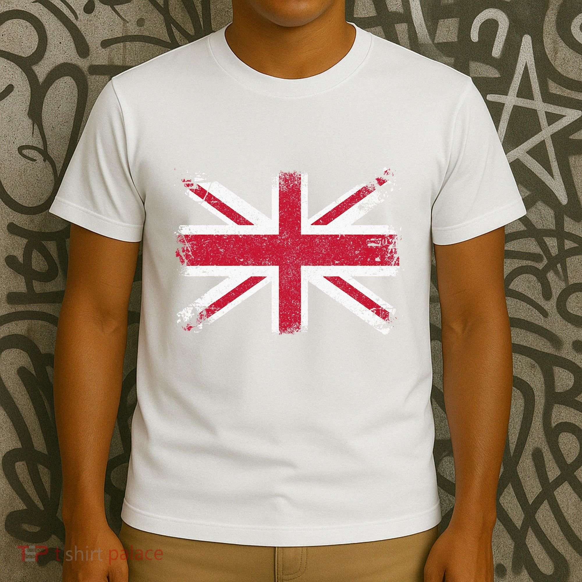 Retro Union Jack Vintage British Flag Great Britain UK T-Shirt