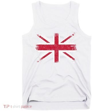Retro Union Jack Vintage British Flag Great Britain UK Tank Top