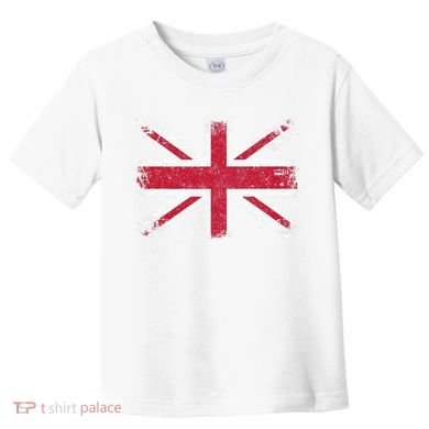 Retro Union Jack Vintage British Flag Great Britain UK Toddler T-Shirt