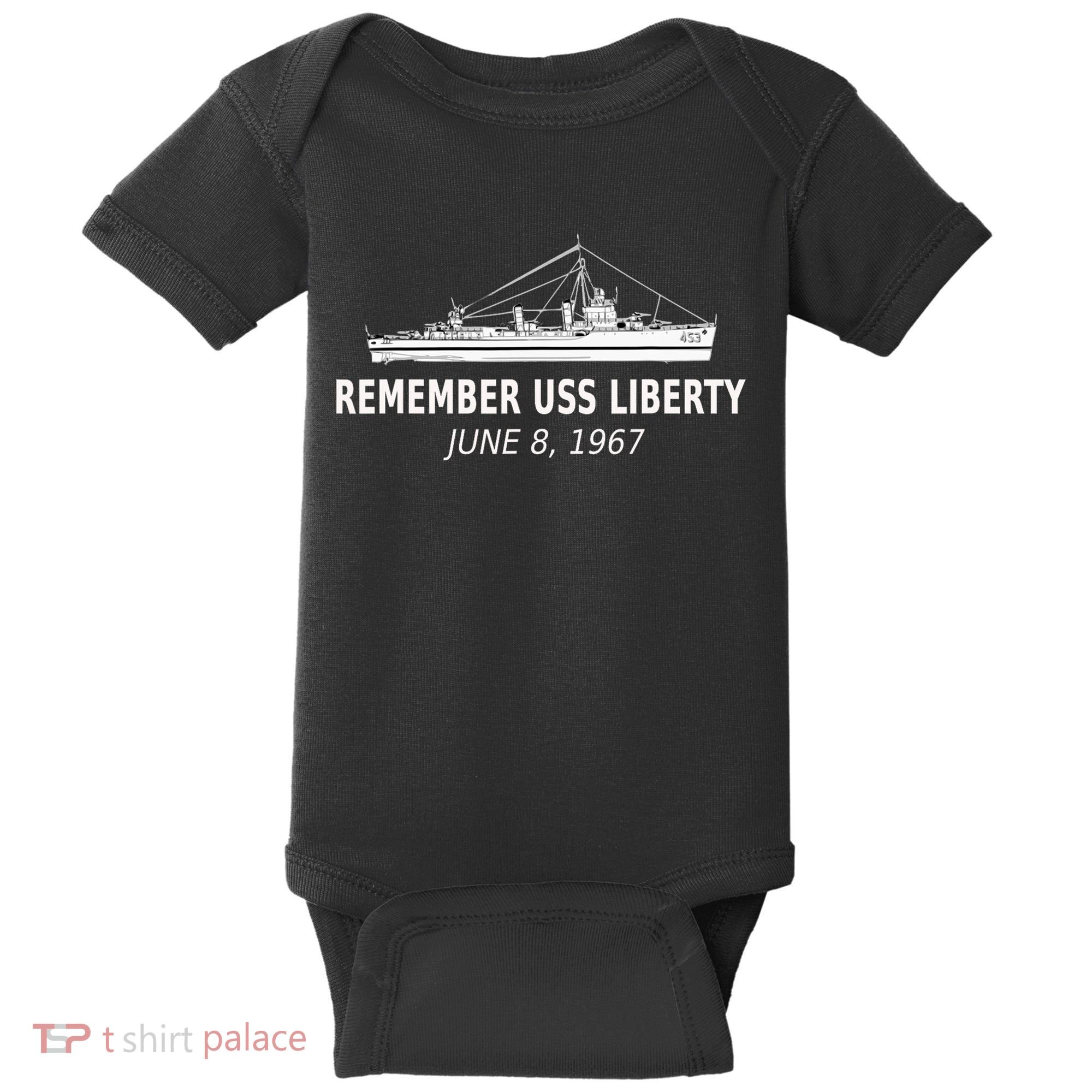 Remember Uss Liberty June 8 1967 Baby Bodysuit