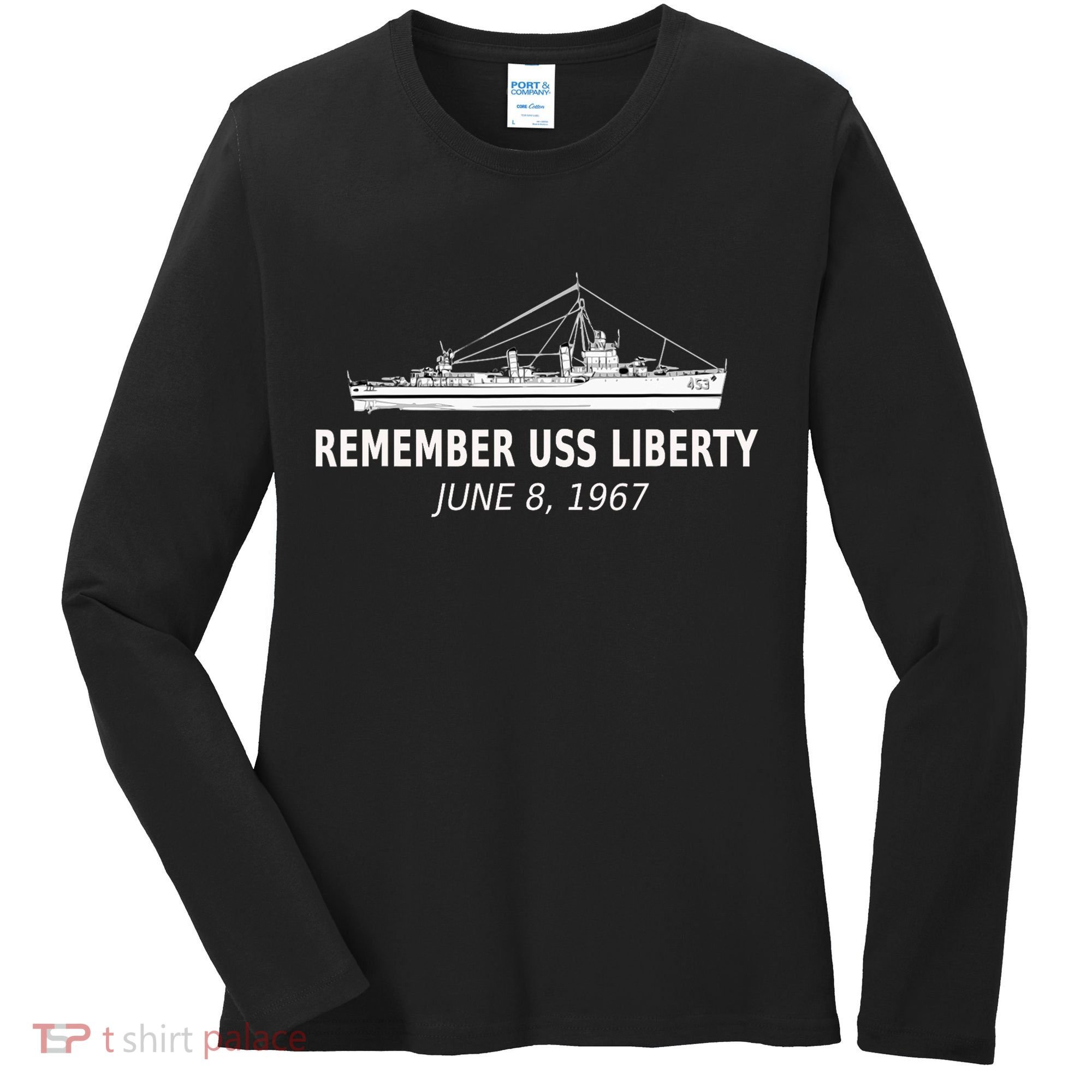 Remember Uss Liberty June 8 1967 Women's Long Sleeve Shirt