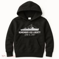 Remember Uss Liberty June 8 1967 Kids Hoodie thumb 0