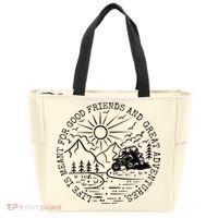 Retro UTV Life Great Adventure Side By Side Rider Mud Riding Tote Bag thumb 0
