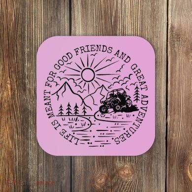Retro UTV Life Great Adventure Side By Side Rider Mud Riding Coaster