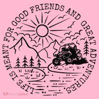 Retro UTV Life Great Adventure Side By Side Rider Mud Riding Coaster thumb 2