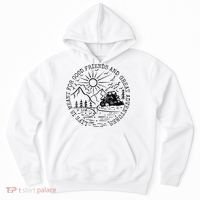 Retro UTV Life Great Adventure Side By Side Rider Mud Riding Hoodie thumb 0
