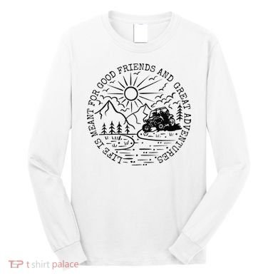 Retro UTV Life Great Adventure Side By Side Rider Mud Riding Long Sleeve Shirt