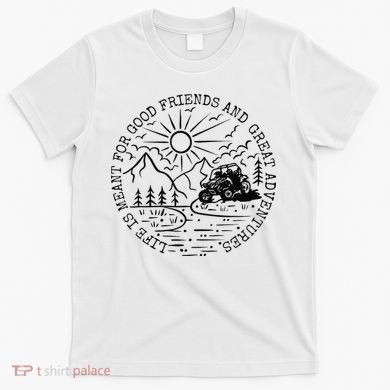Retro UTV Life Great Adventure Side By Side Rider Mud Riding T-Shirt