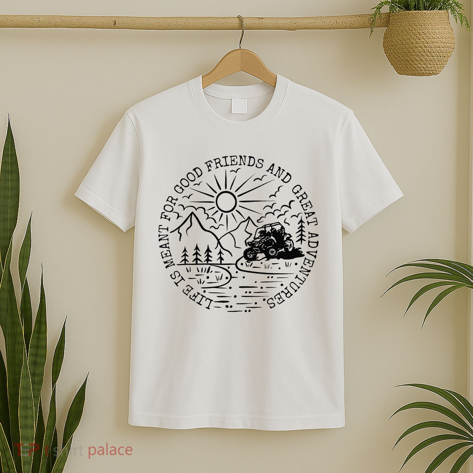 Retro UTV Life Great Adventure Side By Side Rider Mud Riding T-Shirt