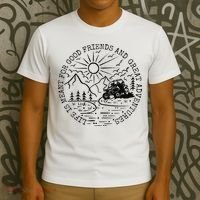 Retro UTV Life Great Adventure Side By Side Rider Mud Riding T-Shirt thumb 3