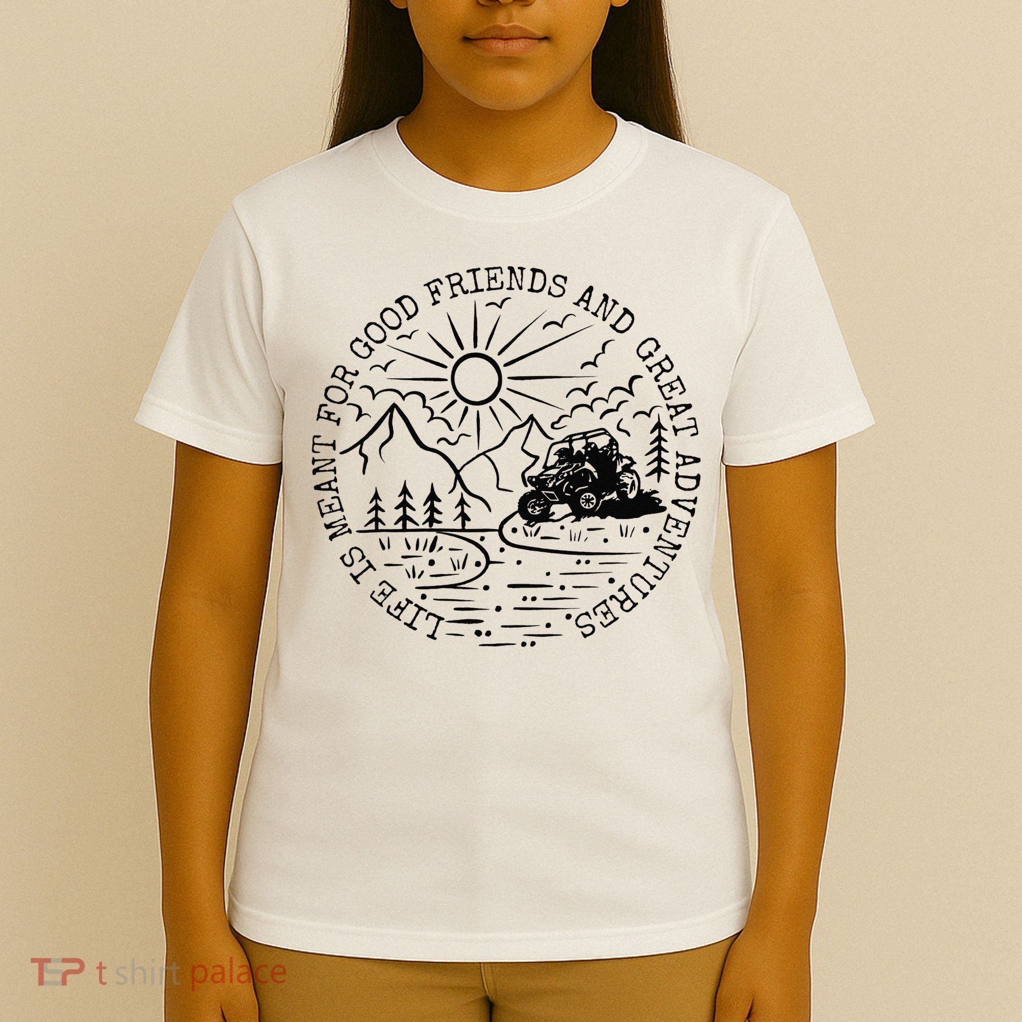 Retro UTV Life Great Adventure Side By Side Rider Mud Riding T-Shirt