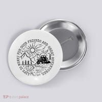 Retro UTV Life Great Adventure Side By Side Rider Mud Riding Button thumb 0