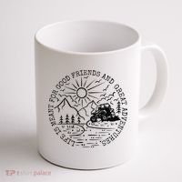 Retro UTV Life Great Adventure Side By Side Rider Mud Riding Coffee Mug thumb 1