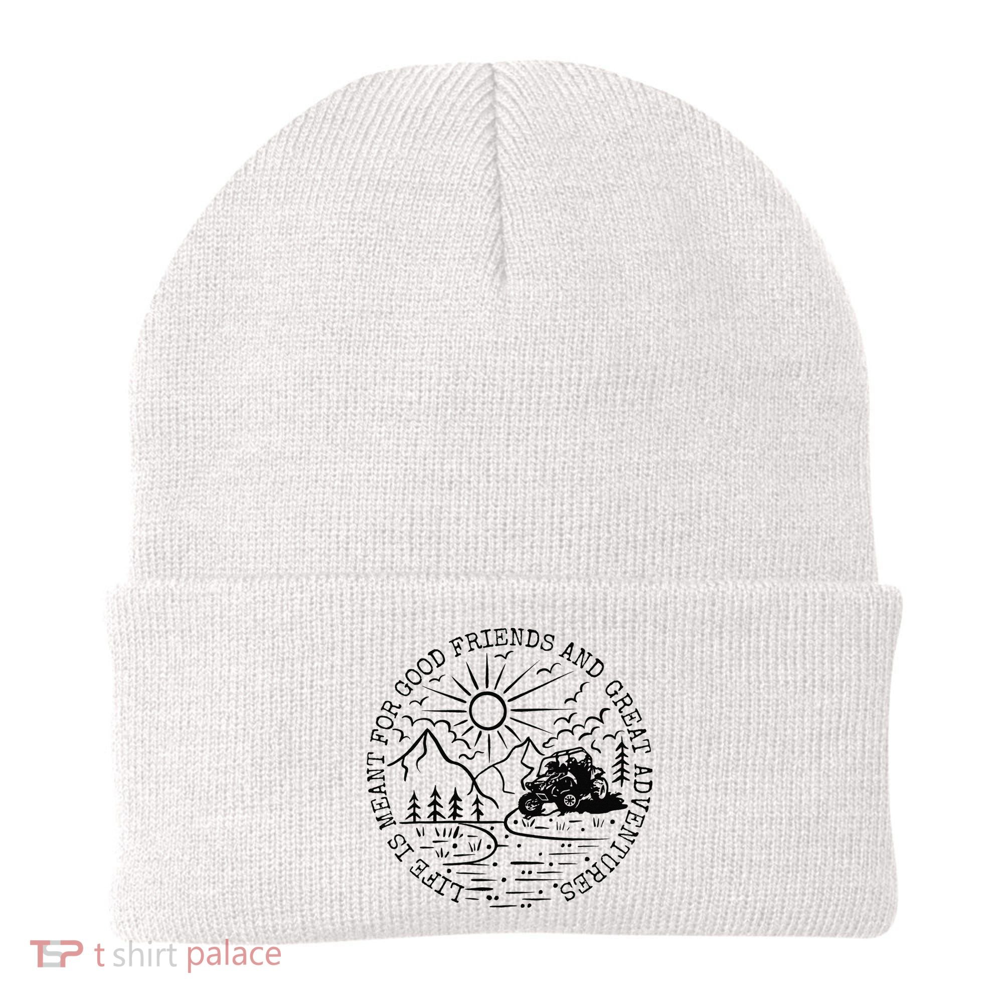 Retro UTV Life Great Adventure Side By Side Rider Mud Riding Beanie