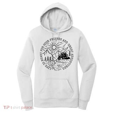Retro UTV Life Great Adventure Side By Side Rider Mud Riding Women's Hoodie