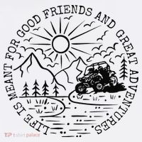 Retro UTV Life Great Adventure Side By Side Rider Mud Riding Mousepad thumb 1