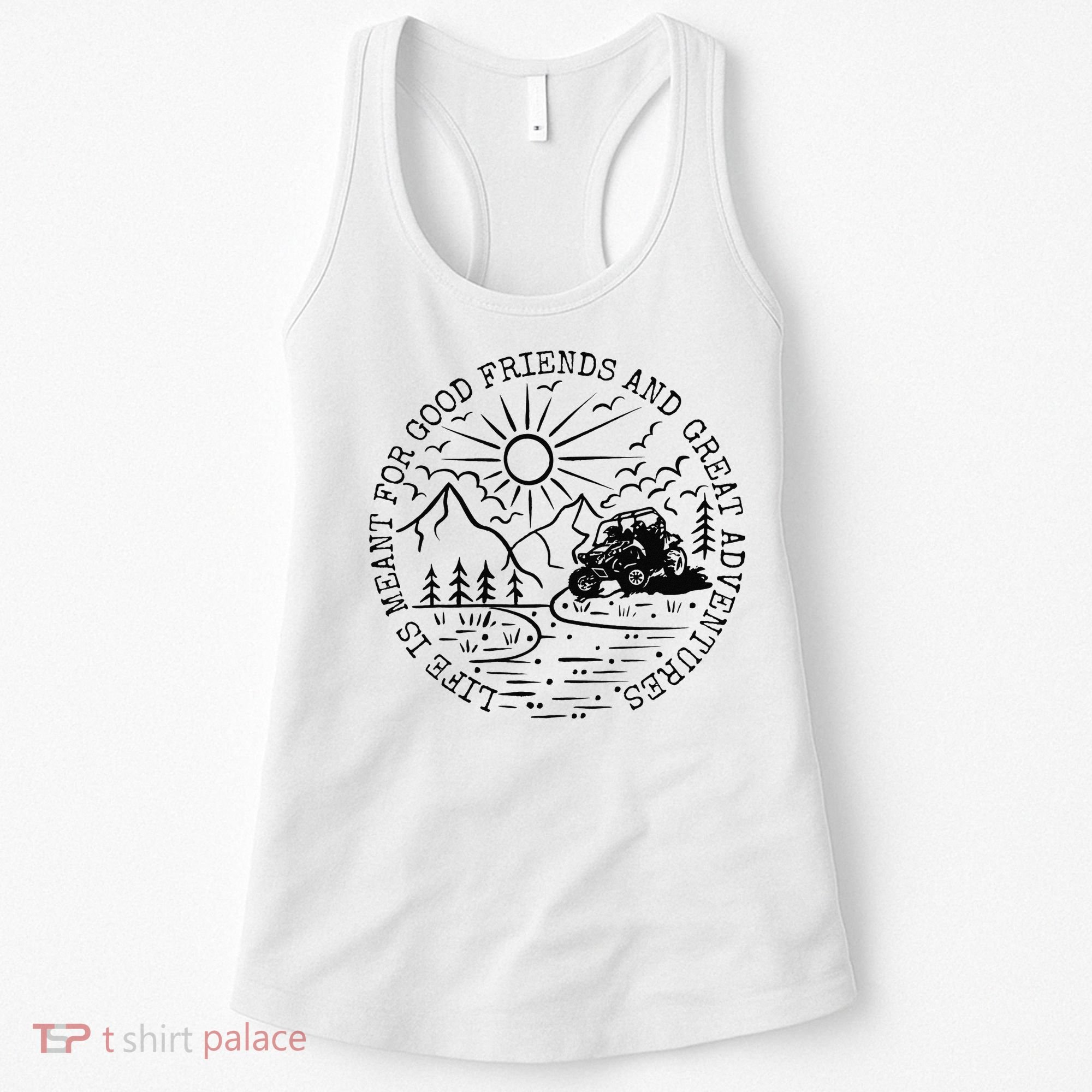 Retro UTV Life Great Adventure Side By Side Rider Mud Riding Women's Tank Top