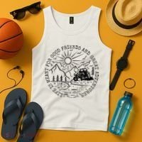 Retro UTV Life Great Adventure Side By Side Rider Mud Riding Tank Top thumb 4