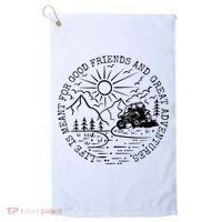 Retro UTV Life Great Adventure Side By Side Rider Mud Riding Golf Towel thumb 0