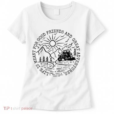 Retro UTV Life Great Adventure Side By Side Rider Mud Riding Women's T-Shirt