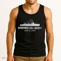 Remember USS Liberty June 8 1967 Tank Top thumb 3