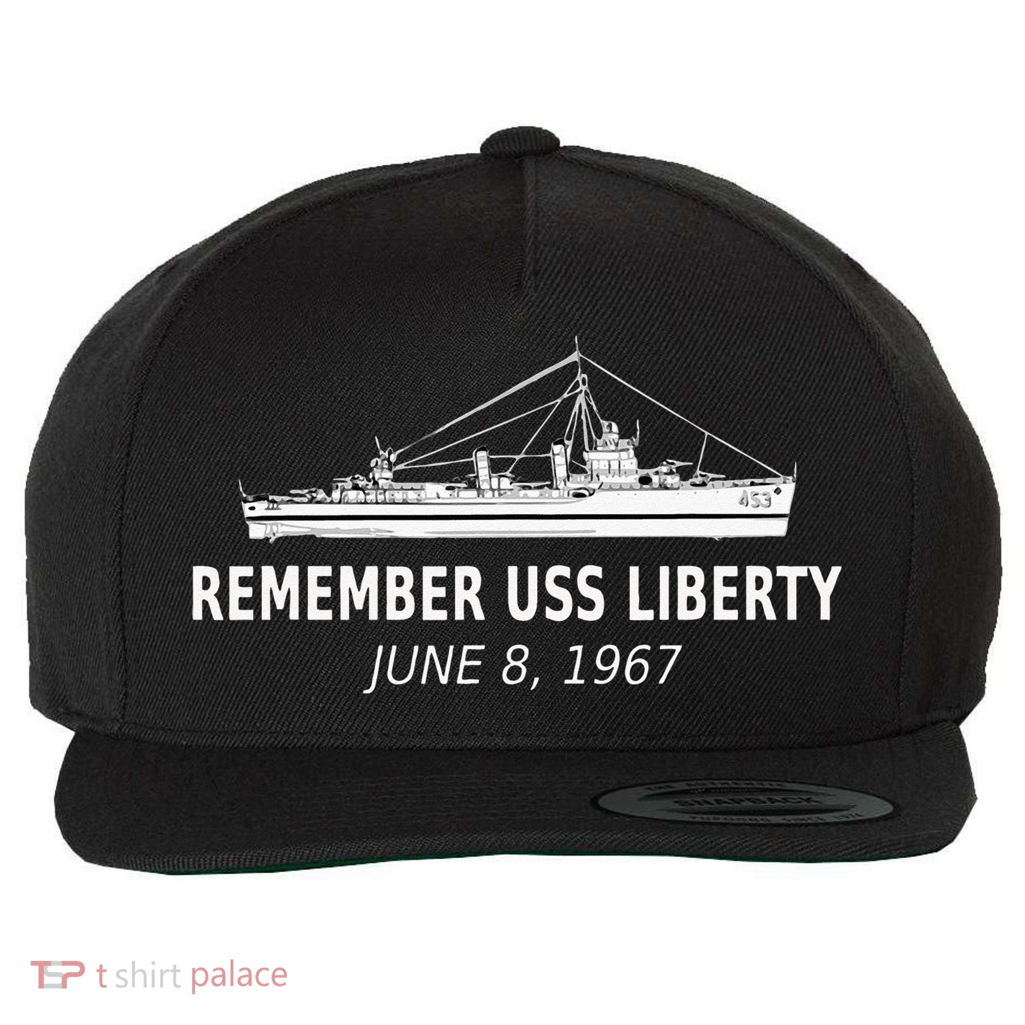 Remember USS Liberty June 8 1967 Wool Snapback Cap