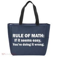 Rule Of Math Seems Easy You're Doing It Wrong Tote Bag thumb 0