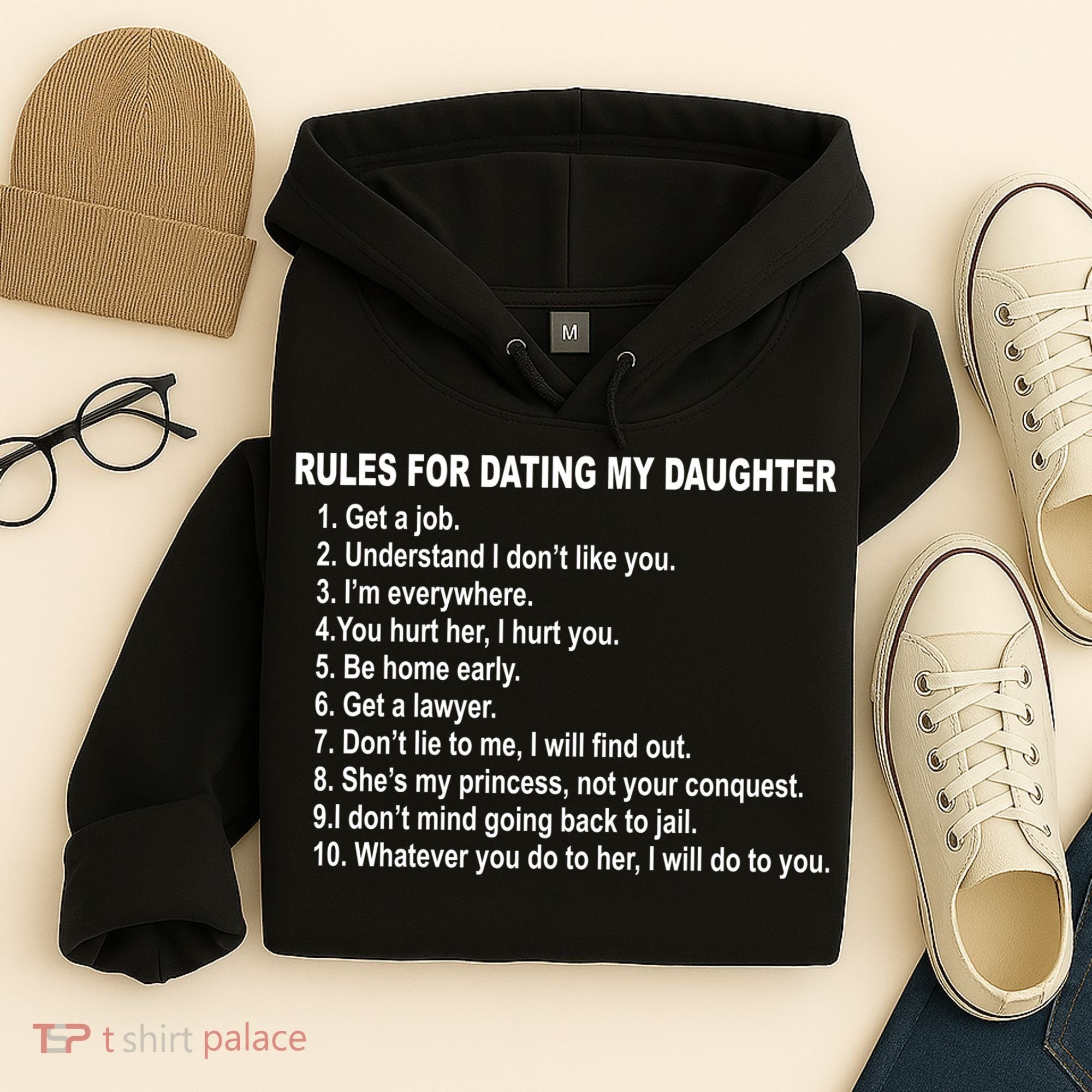 Rules For Dating My Daughter Father's Day Hoodie