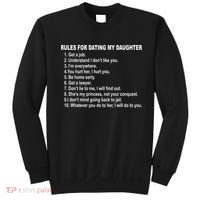 Rules For Dating My Daughter Father's Day Sweatshirt thumb 0