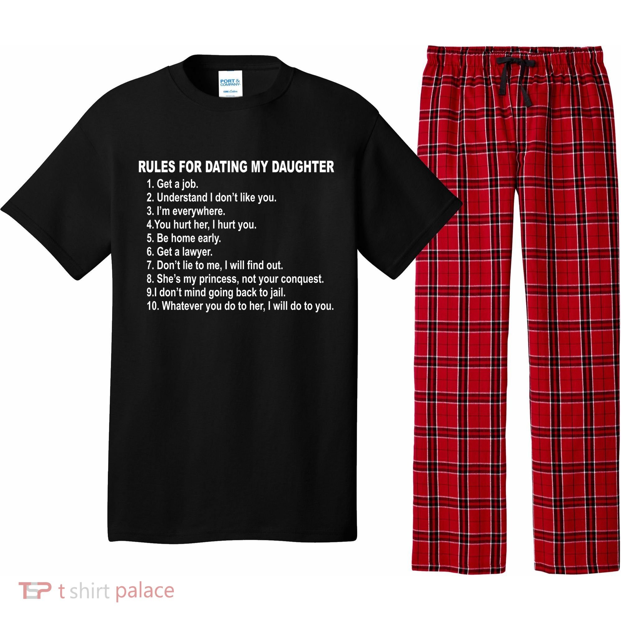Rules For Dating My Daughter Father's Day Pajama Set
