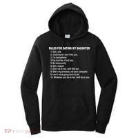 Rules For Dating My Daughter Father's Day Women's Hoodie thumb 0
