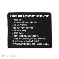 Rules For Dating My Daughter Father's Day Mousepad thumb 0