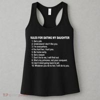 Rules For Dating My Daughter Father's Day Women's Tank Top thumb 3