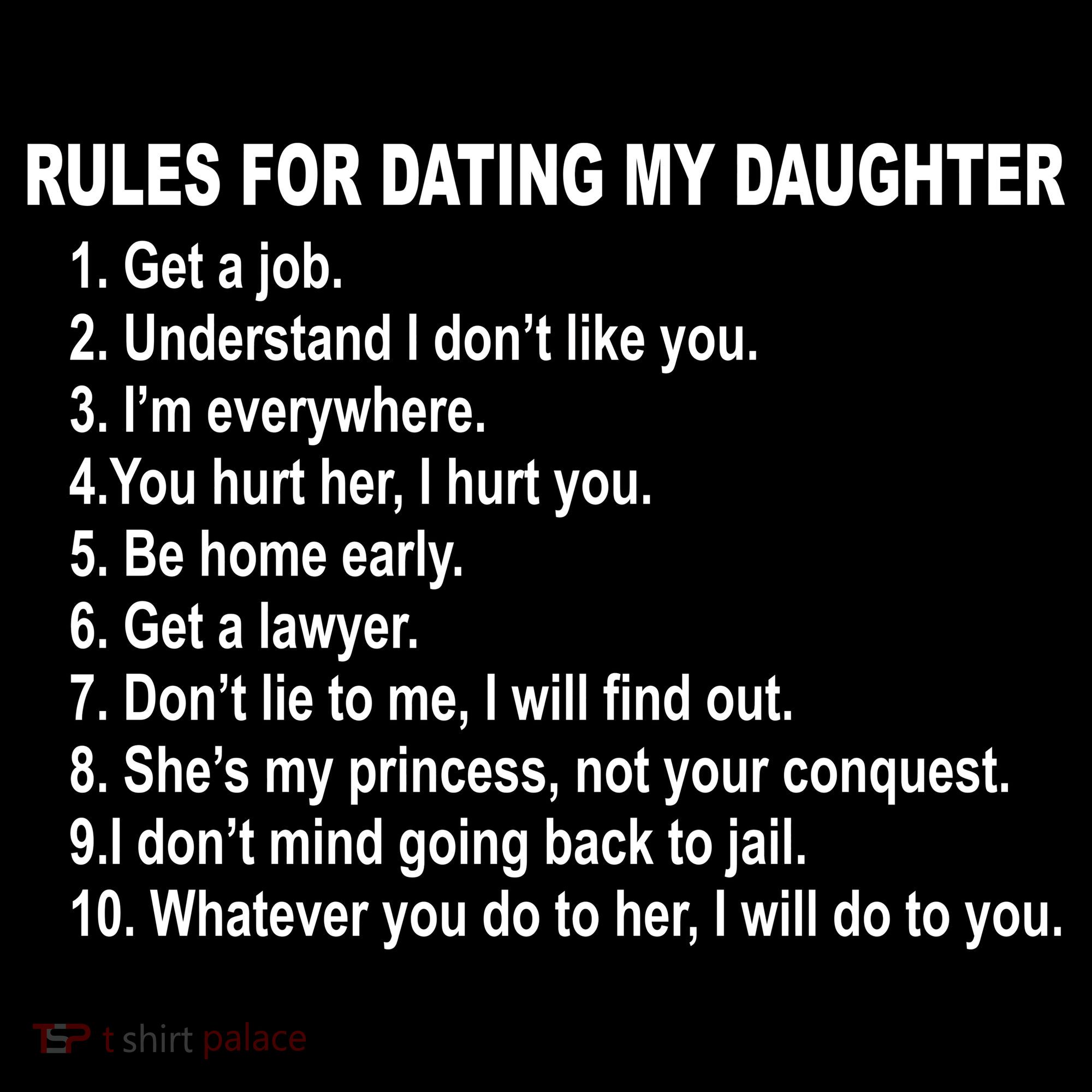 Rules For Dating My Daughter Father's Day Women's Tank Top